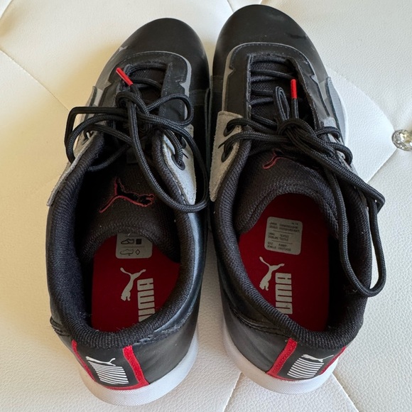 Puma Ferrari Men's Black and white R Cat Machina Racing Shoes size 8.5 - Picture 8 of 12
